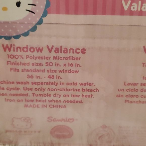 Hello kitty valance 💕SALE💕 - Picture 4 of 4
